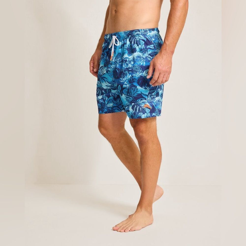 Tommy Bahama Naples Ocean Escape 8-Inch Swim Trunks Shorts Resort Beach Large